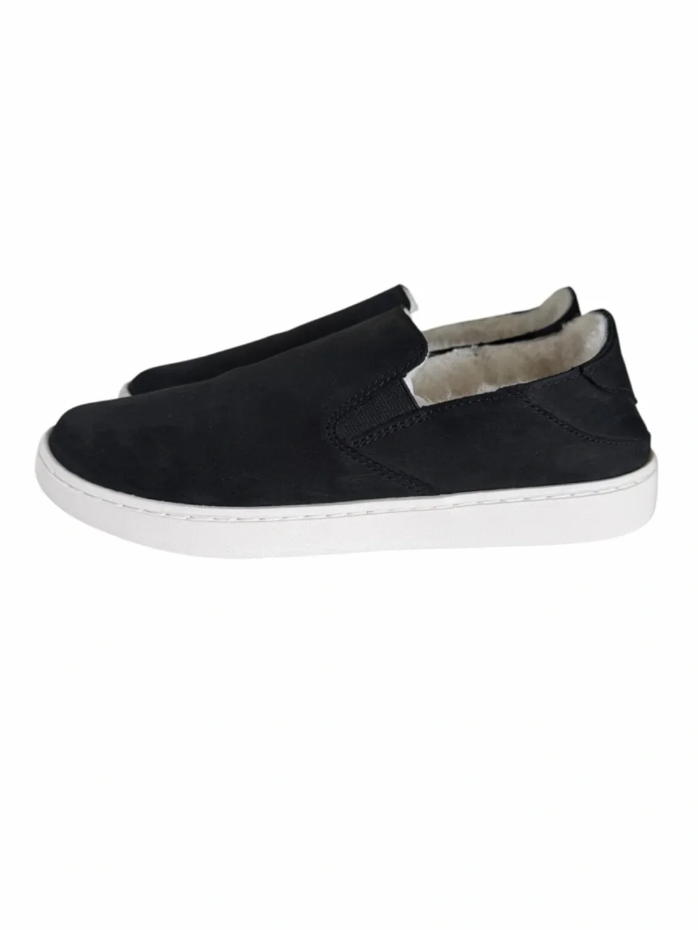 OluKai Pehuea Cozy Slipper Shoes Black Size Women’s 9 - Picture 4 of 8